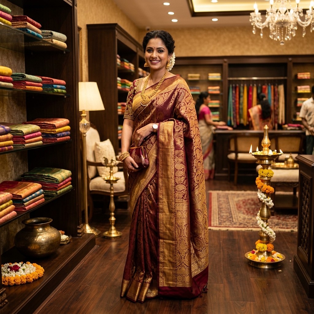 Yujee Boutique Saree Craftsmanship
