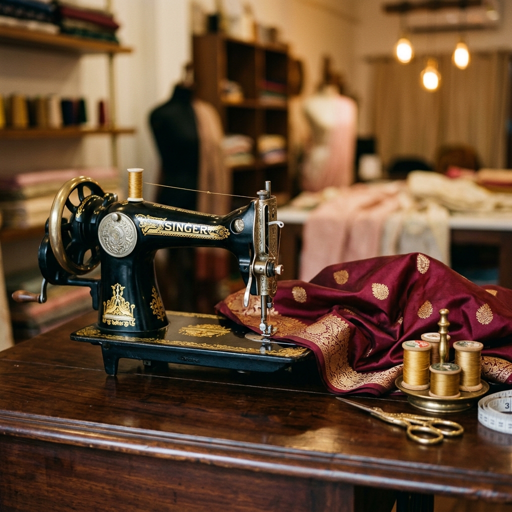Vintage Sewing Machine Yujee